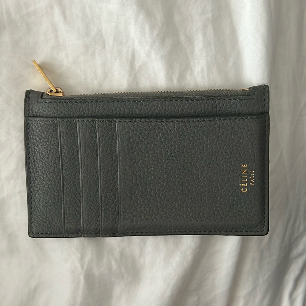 Celine grey card holder